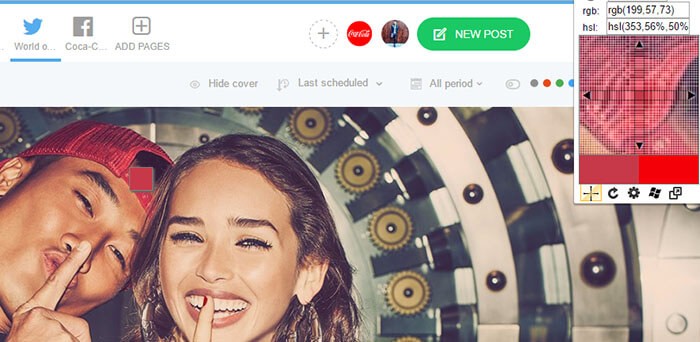 ColorPick Eyedropper chrome extension for social media manager marketer freelancer