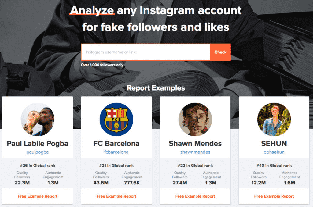 instagram marketing tool hype auditor analyse instagram accounts fake followers fake likes fc barcelona - check quality of instagram followers